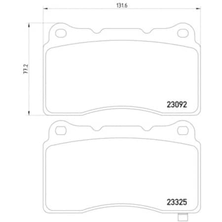Pagid Brakes Disc Brake Pad, 355006601 355006601